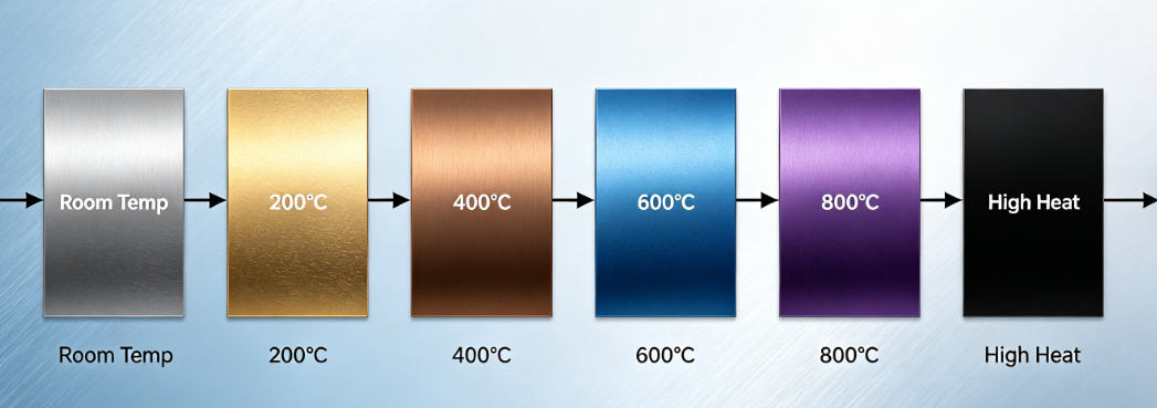 Titanium Color at Different Temperatures: Oxidation Colors and Applications