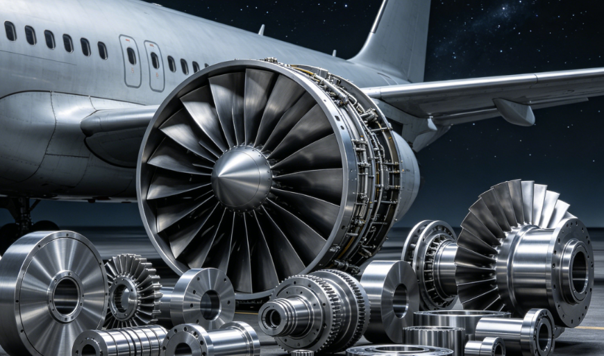 Aerospace Grade Ti-6Al-4V Titanium Alloy Forgings, Sheets & Billets for Aircraft Fuselage, Jet Engine & Satellite Structural Parts